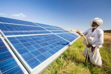 Annual solar power capacity in India to quadruple next fiscal year Solar india 1