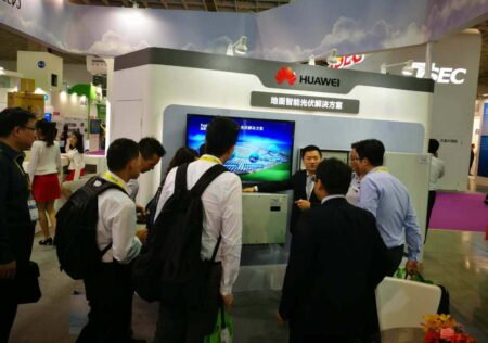 Trust from quality, win from smart, Huawei Smart PV Solution is presented in PV Taiwan 2016 03