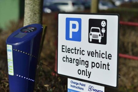 Commercially Viable Vehicle-to-Grid Models in Europe by 2025 electric charging points travelwest LR