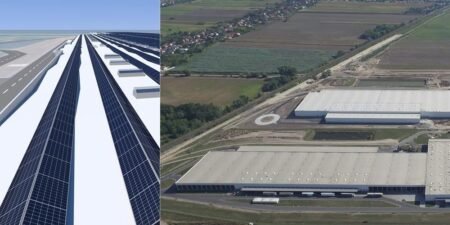 Audi and E.ON build Europe’s largest PV roof system eon audi in gyoer 2x1