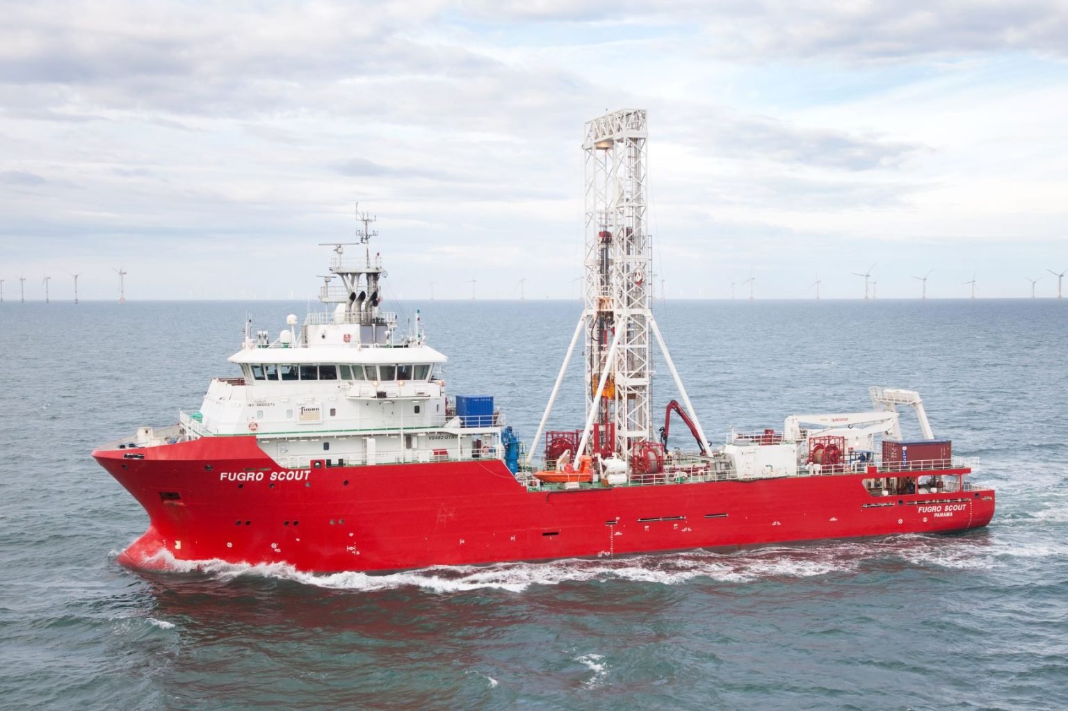 Fugro Scout Vessel Geotechnical Vessel COMPR