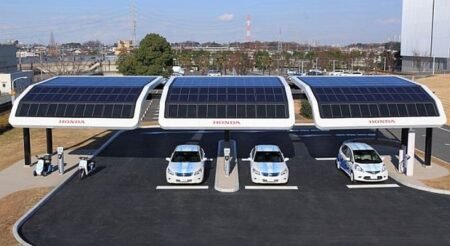 Photovoltaic Solar Energy will open a new world for mobility fuelling zero emissions cars Solar powered charging stations