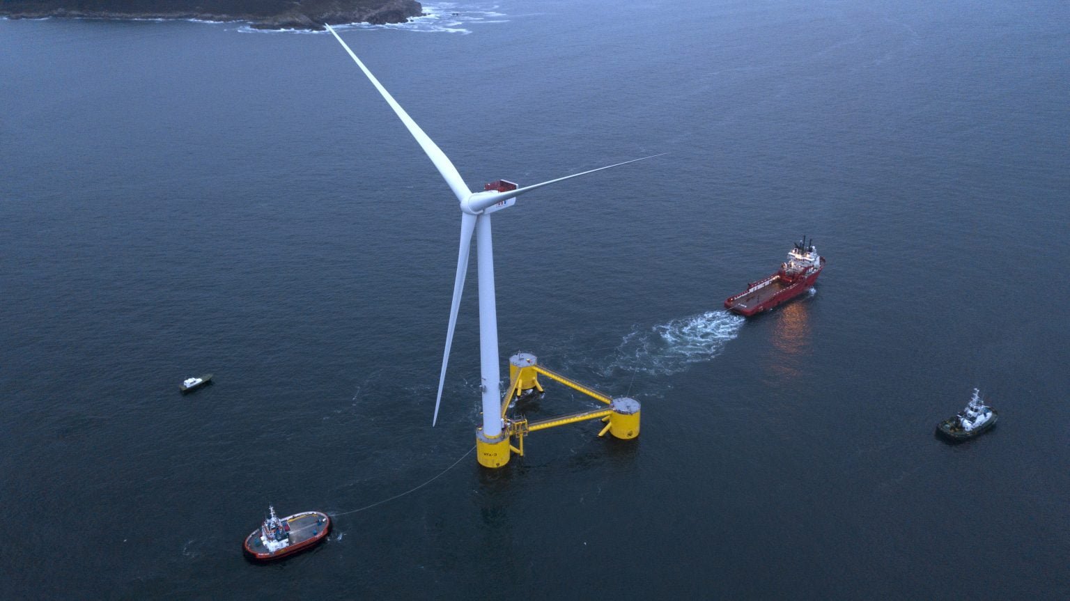 WindFloat Atlantic begins the offshore installation of the first floating wind farm in continental Europe WFA 3 scaled