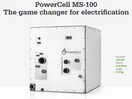PowerCell to present new version of MS-100 fuel cell system for electrification on land and at sea powercell ms100