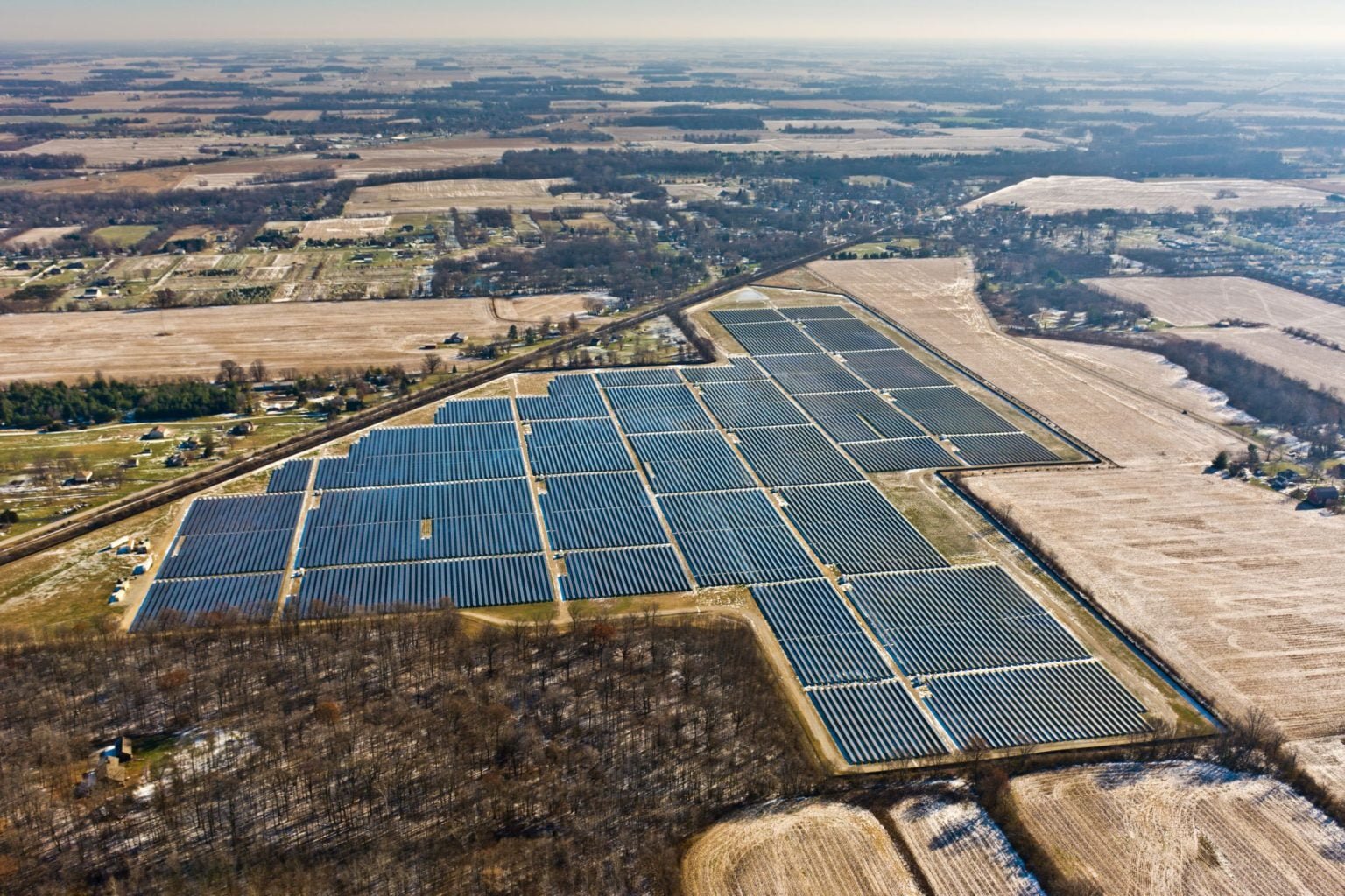 Caption A Wood EPC solar project delivered in the U.S.
