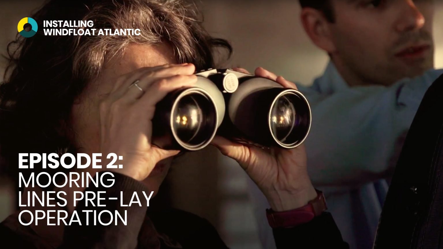 Release of the 2nd video episode of the WindFloat Atlantic installation pre-lay v.001 DOCK90 Installing WindFloat Atlantic Landscape visual 1920x1080 Episode 2