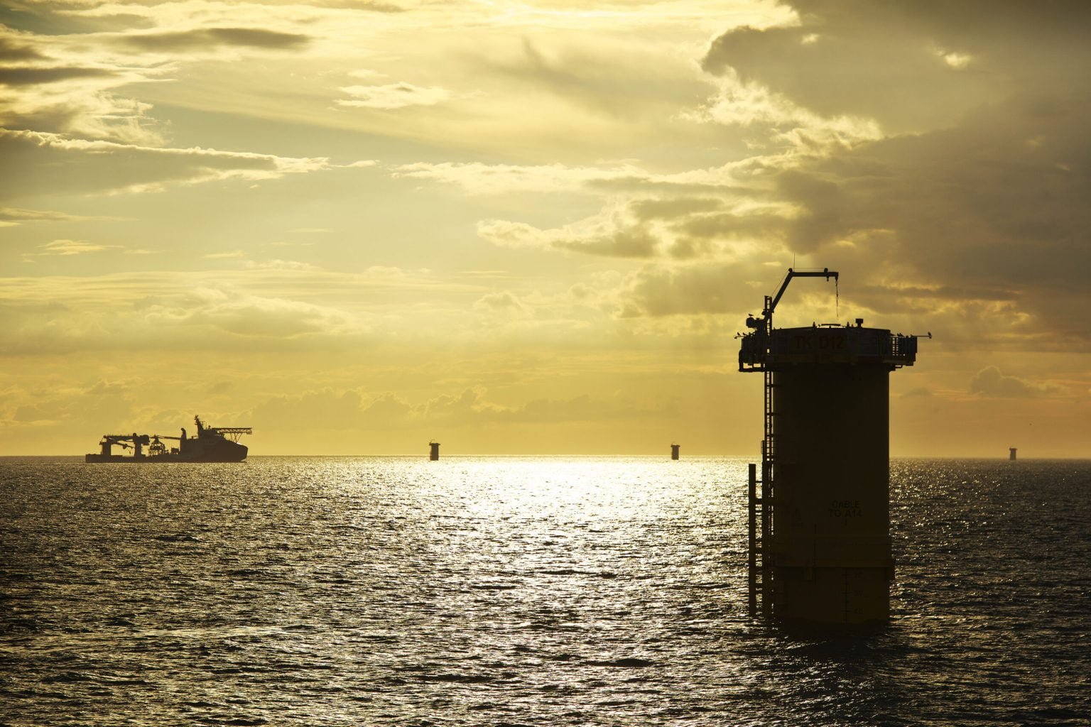 RWE completes installation of foundations and export cables at Triton Knoll offshore wind farm RWE Triton Knoll foundations scaled