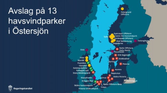 Sweden Rejects 13 Offshore Wind Farms, Green Lights Vattenfall’s Poseidon Project